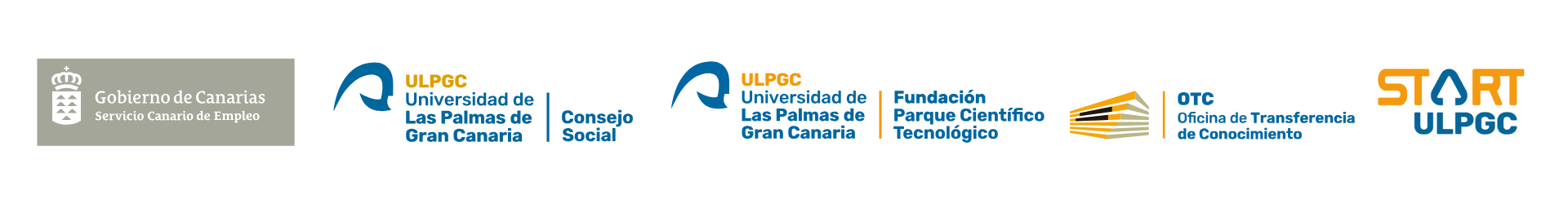 Logos de financiación START ULPGC